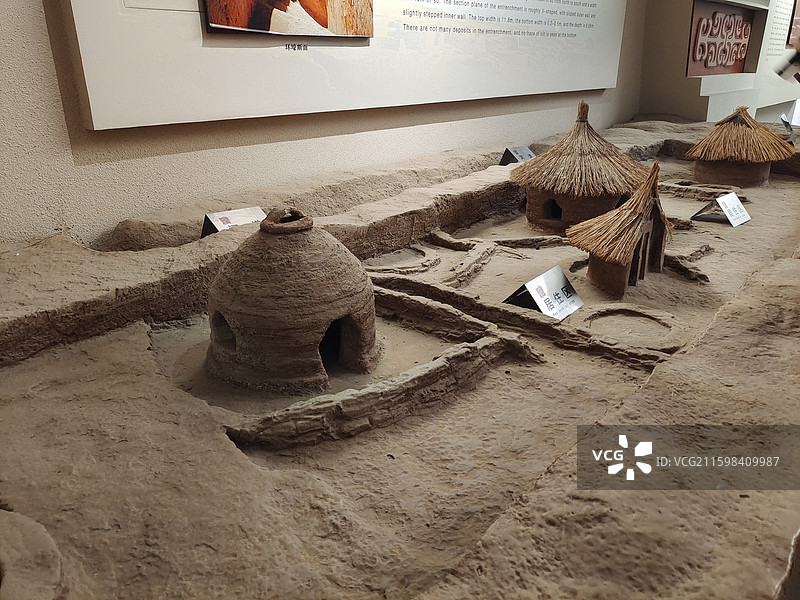 内蒙古赤峰二道井子遗址博物馆图片素材