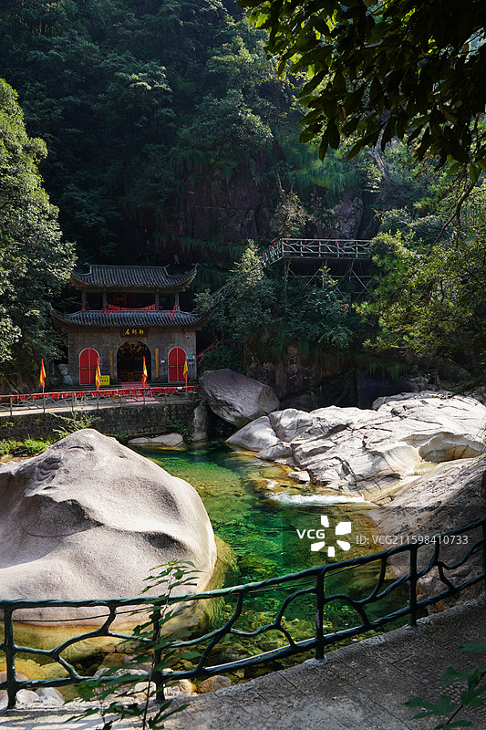 黄山芙蓉谷图片素材