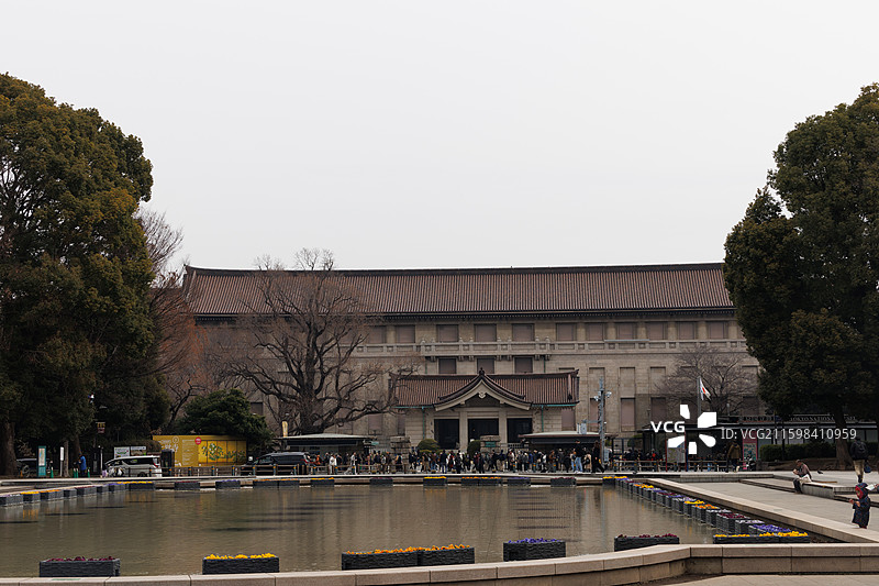 日本东京上野国立美术馆图片素材