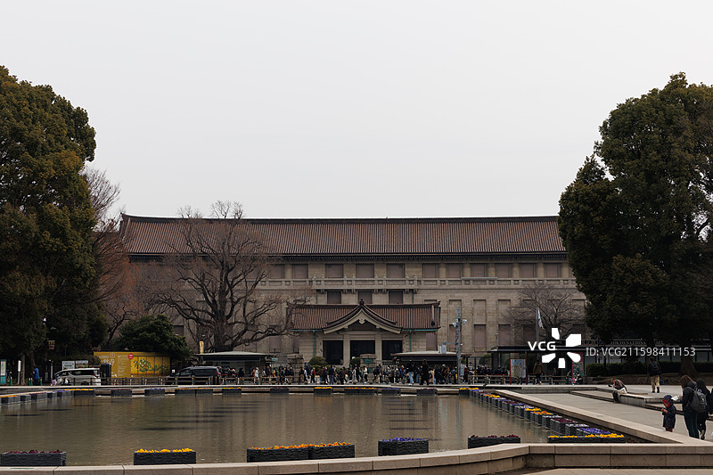 日本东京上野国立美术馆图片素材