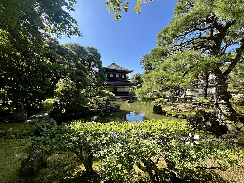 日本京都银阁寺图片素材