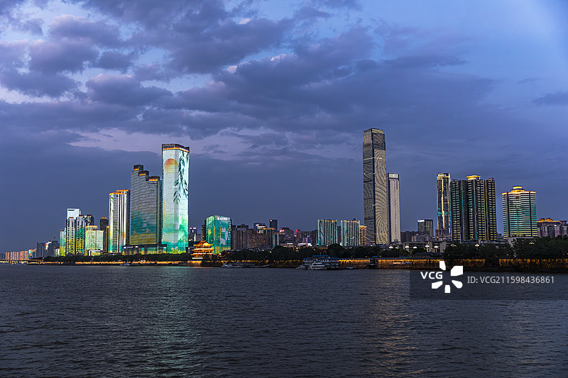 长沙江景图片素材