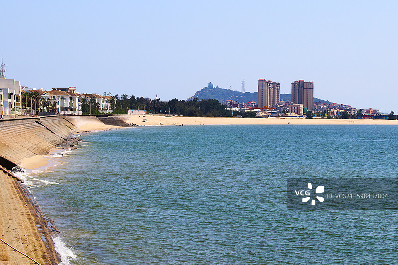 泉州崇武古城海滩图片素材