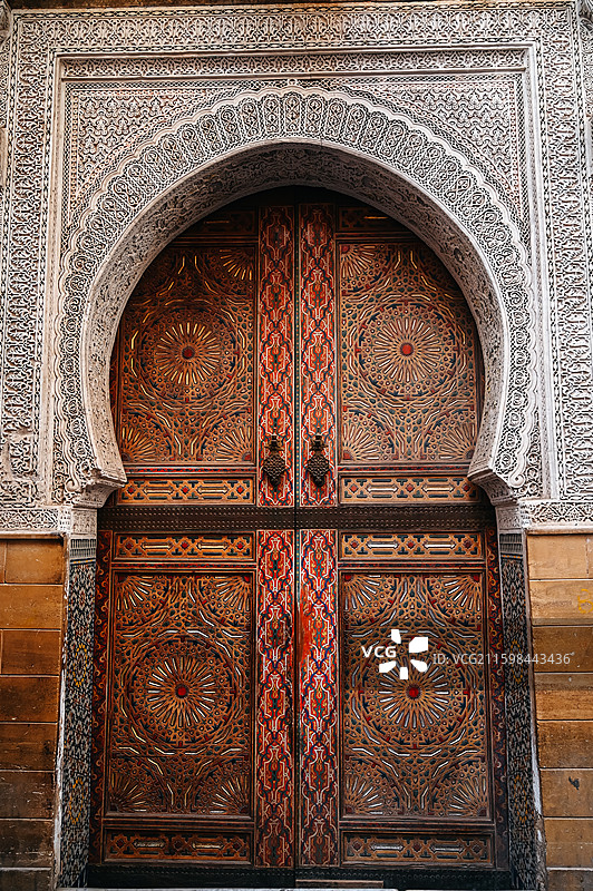 摩洛哥 阿拉伯风格 大门图片素材