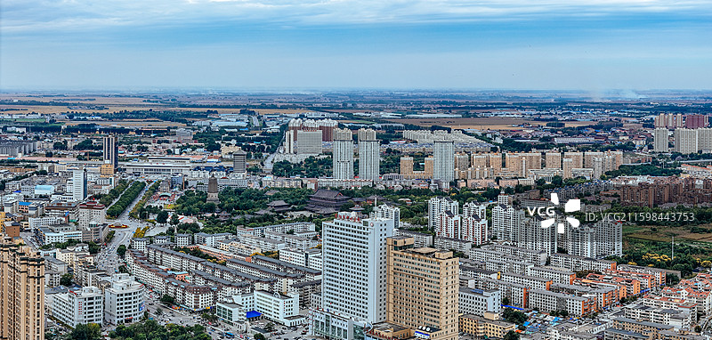 辽阳市 文圣区 太子河 河东广场 白塔公园 航拍 地标图片素材