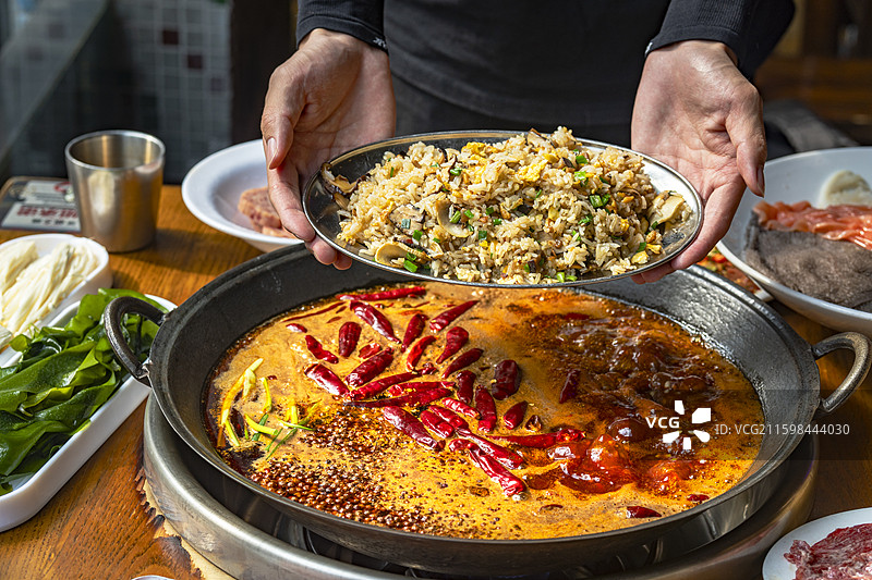 四川麻辣火锅成都火锅重庆火锅实拍图片素材