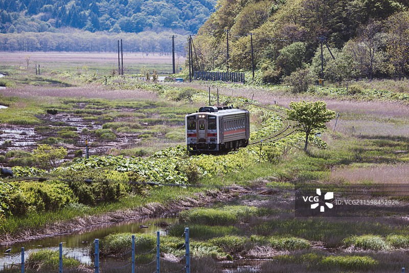 孤独的根室本线图片素材