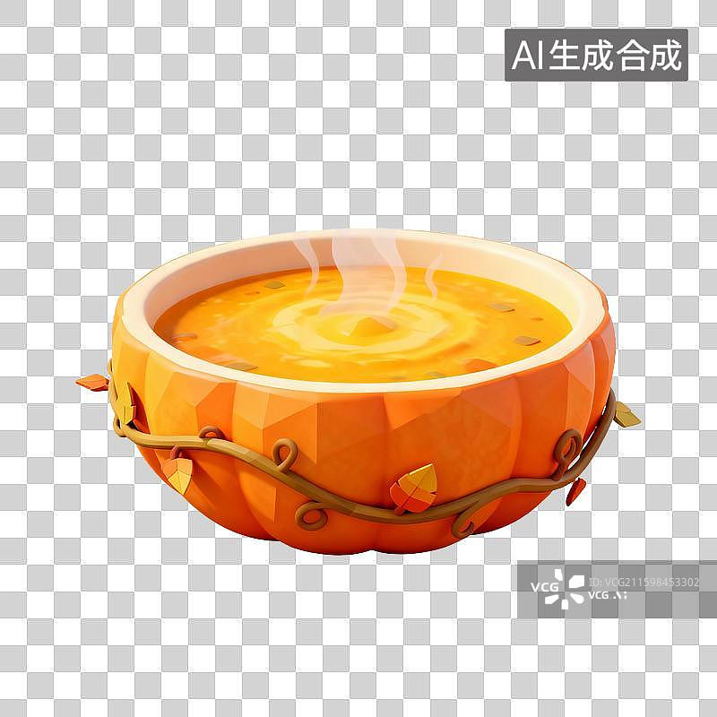 【AI数字艺术】秋冬季节食物火锅螃蟹南瓜汤图片素材