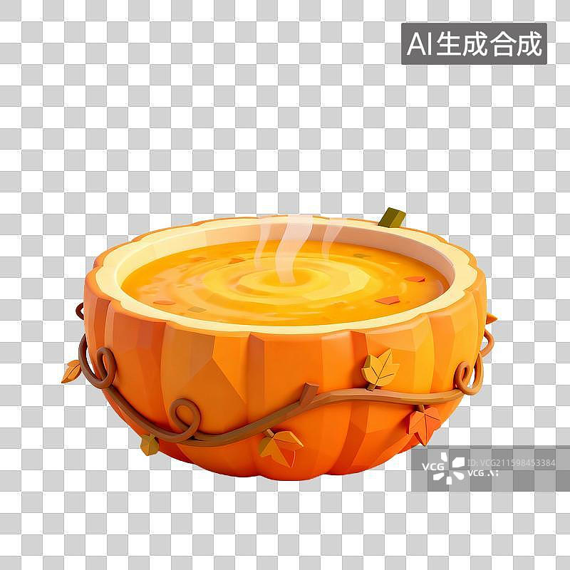 【AI数字艺术】秋冬季节食物火锅螃蟹南瓜汤图片素材