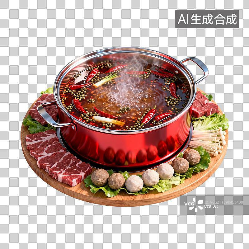 【AI数字艺术】秋冬季节食物火锅螃蟹南瓜汤图片素材