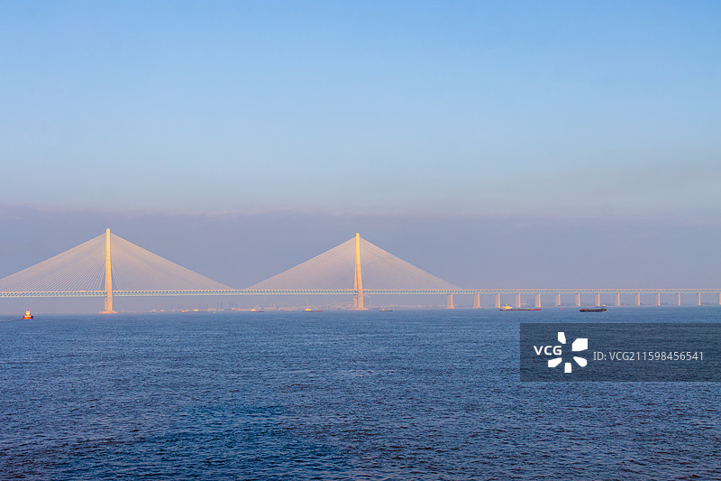 沪苏通长江公铁大桥风光图片素材