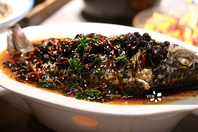 豆豉鱼图片素材