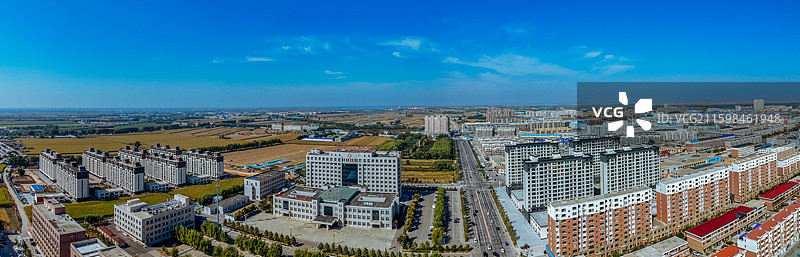 大安市 嫩江湾 翻身屯 地标 航拍图片素材