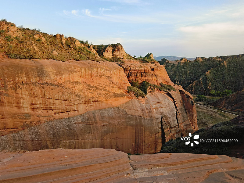 陕西波浪谷图片素材