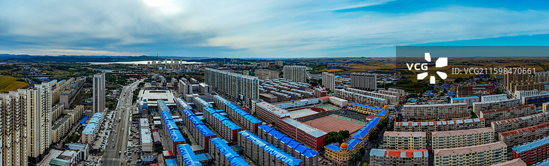 宾县 永贵村 迎宾大道 二龙湖 航拍图片素材