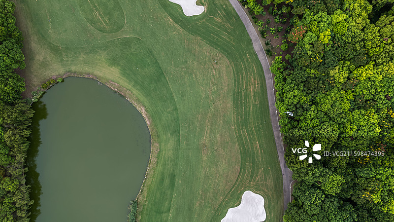 杭州下沙九桥高尔夫球场图片素材