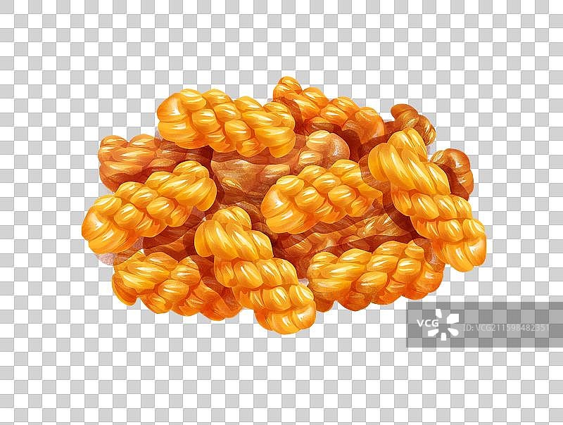 重庆特色美食小吃之 陈昌银麻插画图片素材