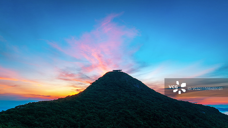 深圳梅沙尖日出图片素材