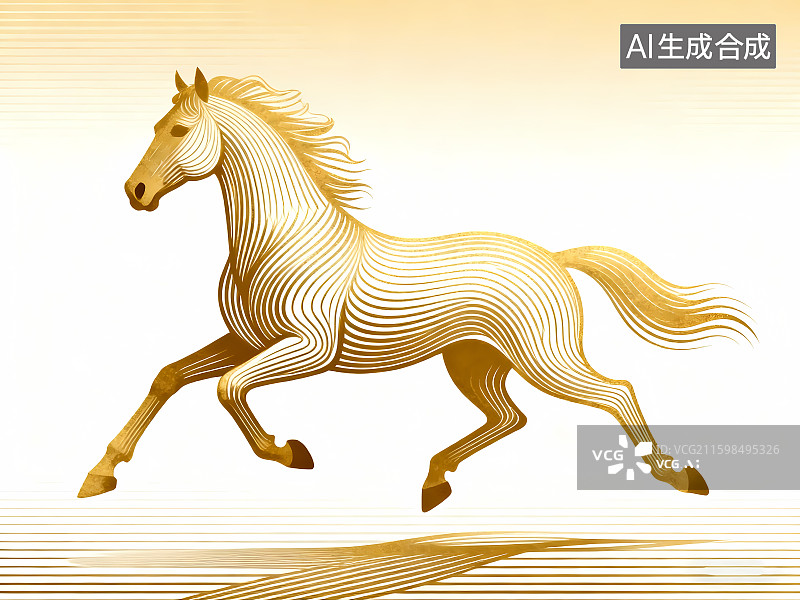 【AI数字艺术】商务马到成功背景图片素材