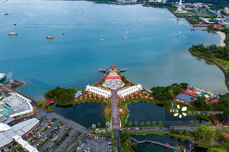 马来西亚兰卡威风景航拍图片素材