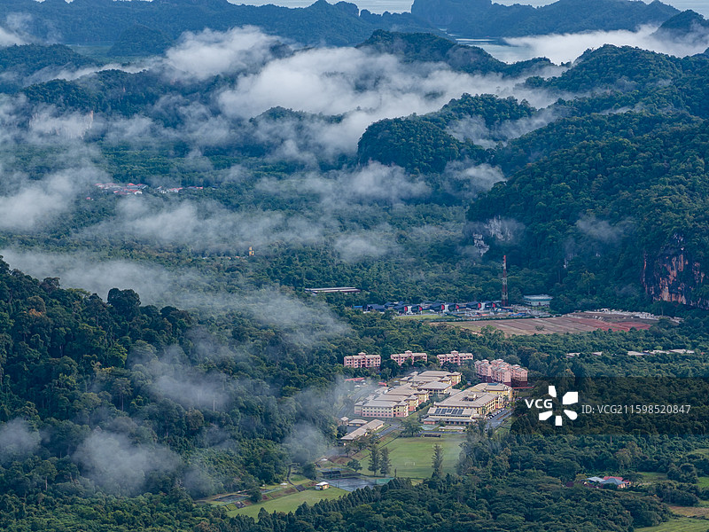 马来西亚兰卡威风景航拍图片素材
