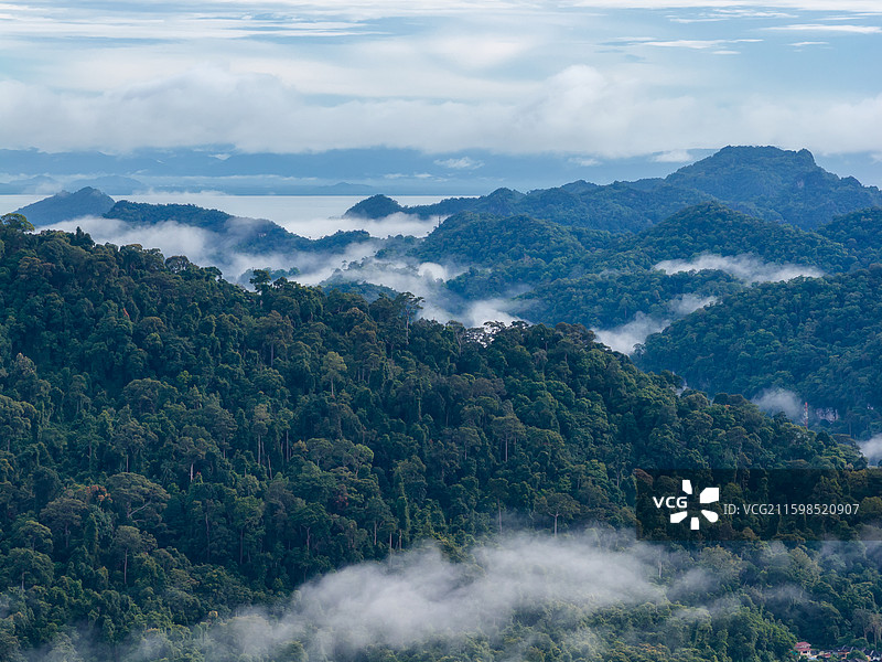 马来西亚兰卡威风景航拍图片素材