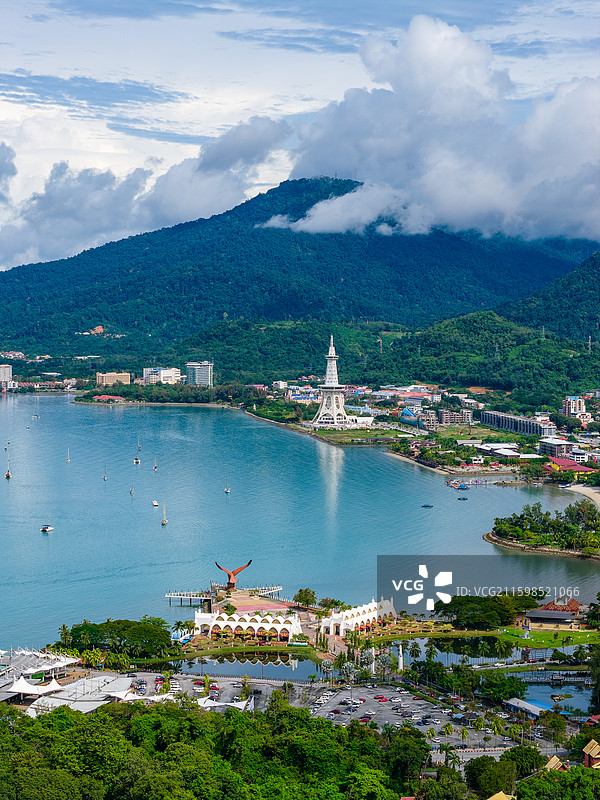马来西亚兰卡威风景航拍图片素材