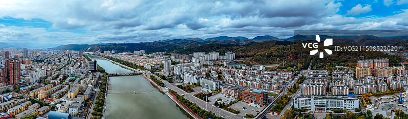 白山市 浑江区 北山公园 北安大街 浑江图片素材