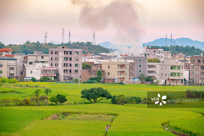 五华县乡村街景图片素材