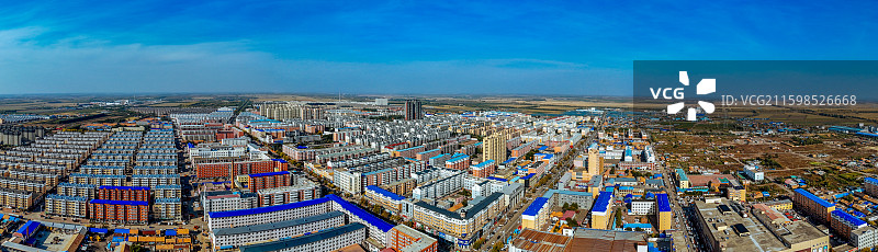 依安县 小西屯 德泽园 植物园 航拍图片素材