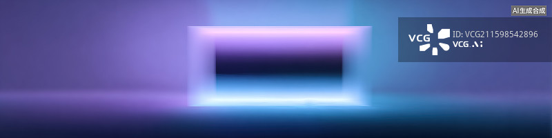 【AI数字艺术】充满活力的合成波风格霓虹网格渐变的背景复古未来主义蓝色粉色紫色白色怀旧独特美学图片素材