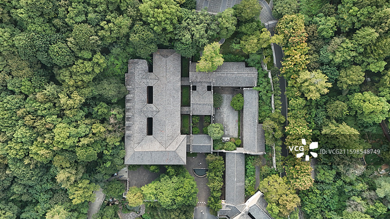 醴陵城市景观，渌江桥，渌江书院，醴陵门航拍图片素材