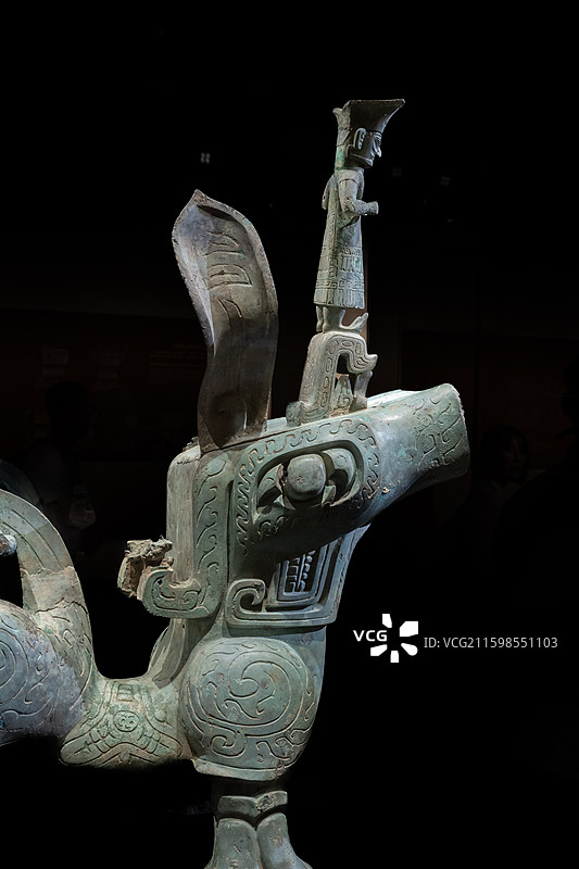 三星堆博物馆文物（青铜神兽-商代）图片素材