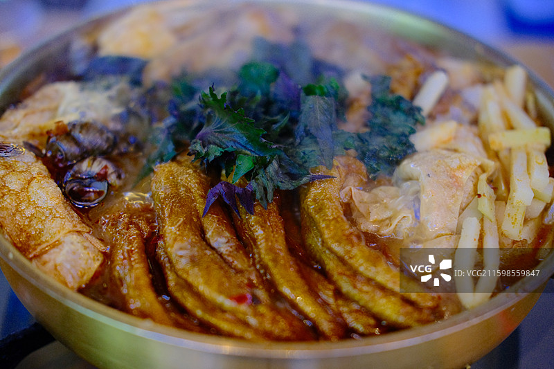 酸笋鸭脚煲图片素材