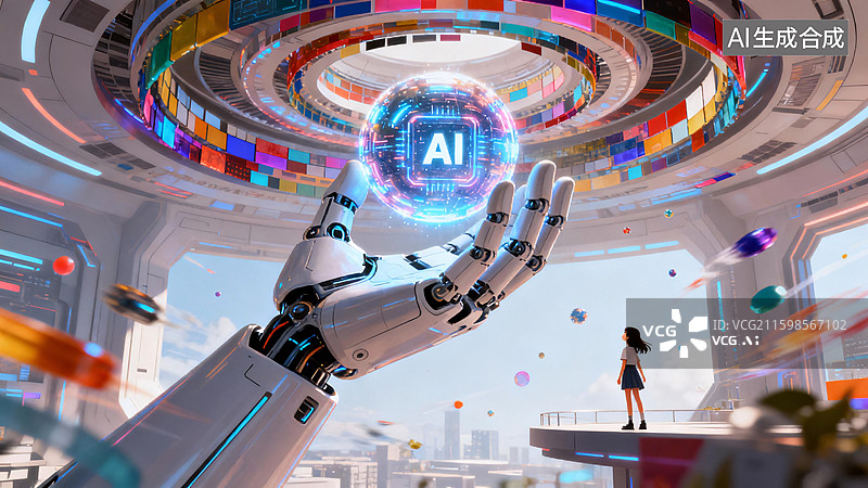 【AI数字艺术】赛伯朋克AI数字艺术场景图片素材