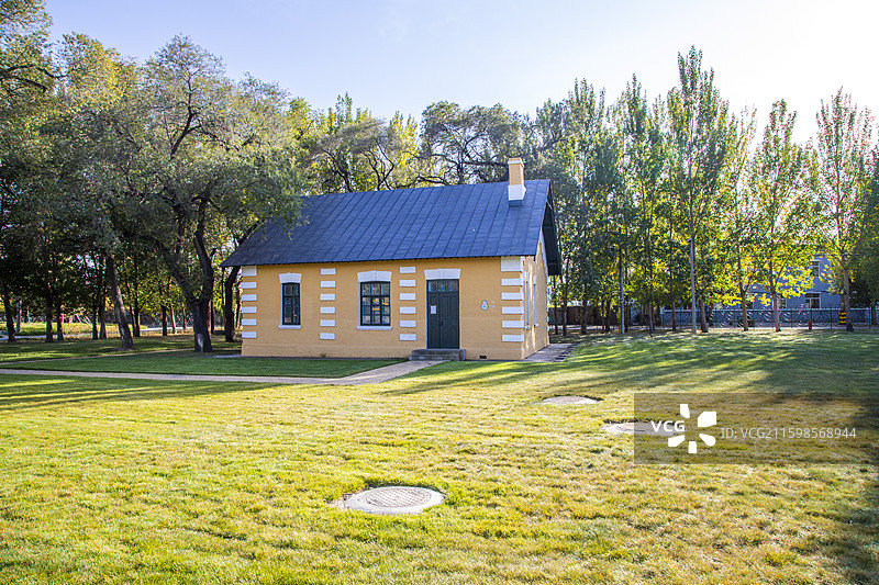 齐齐哈尔昂昂溪区罗西亚大街历史建筑图片素材