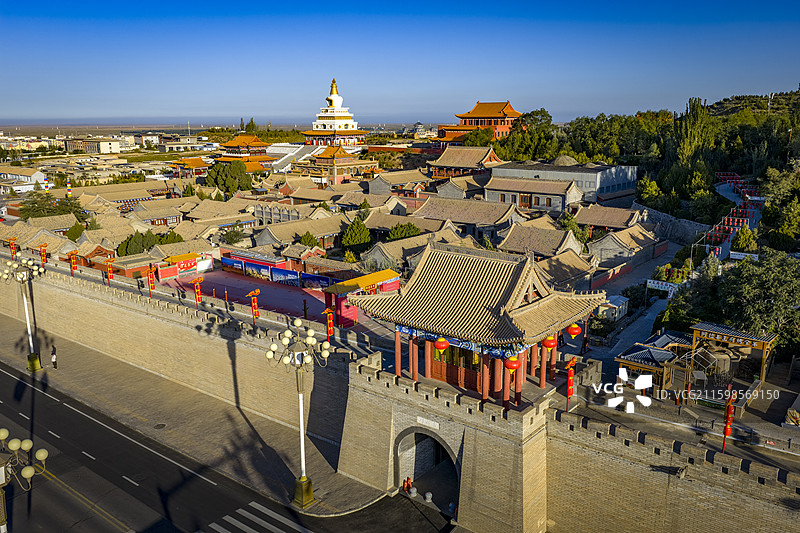 阿拉善盟延福寺 贺兰门图片素材