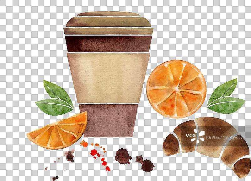 水彩手绘纸张构图图片素材