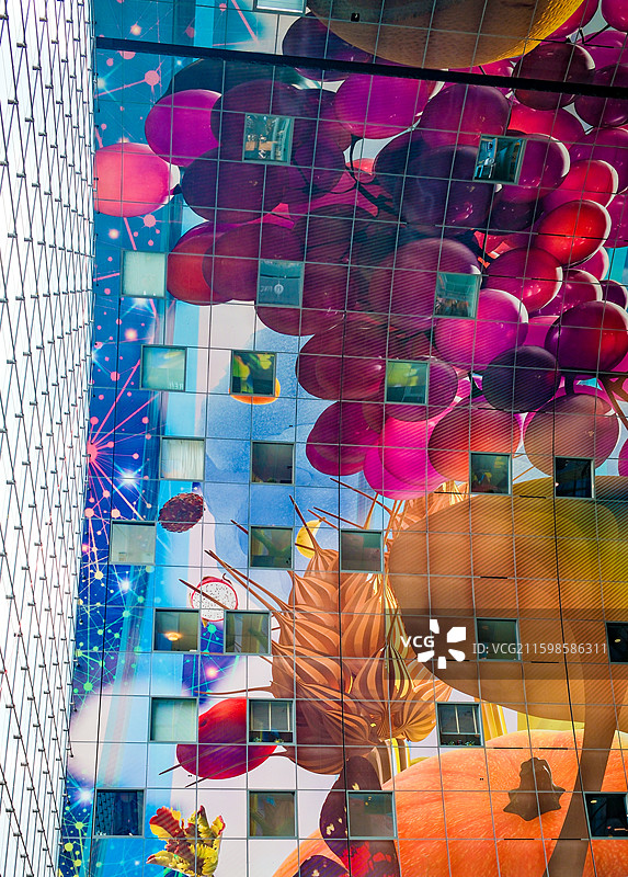 最美菜市场荷兰鹿特丹Markthal Rotterdam图片素材