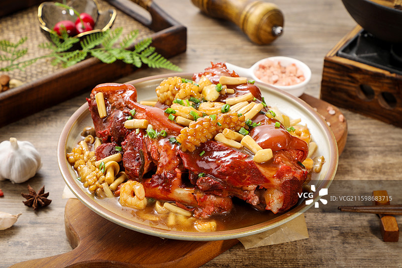 海鲜趴肘子图片素材