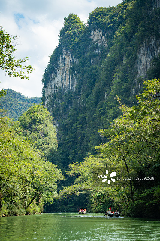 贵州安顺格凸河景区夏景图片素材