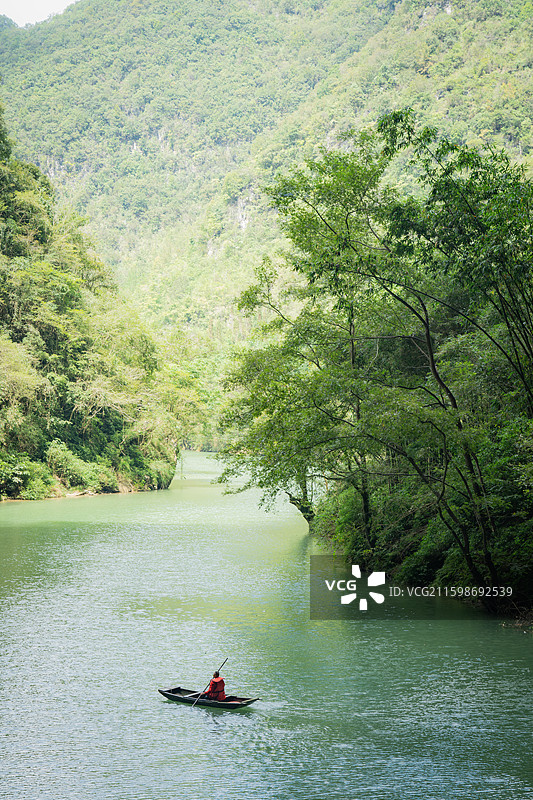 贵州安顺格凸河景区夏景图片素材