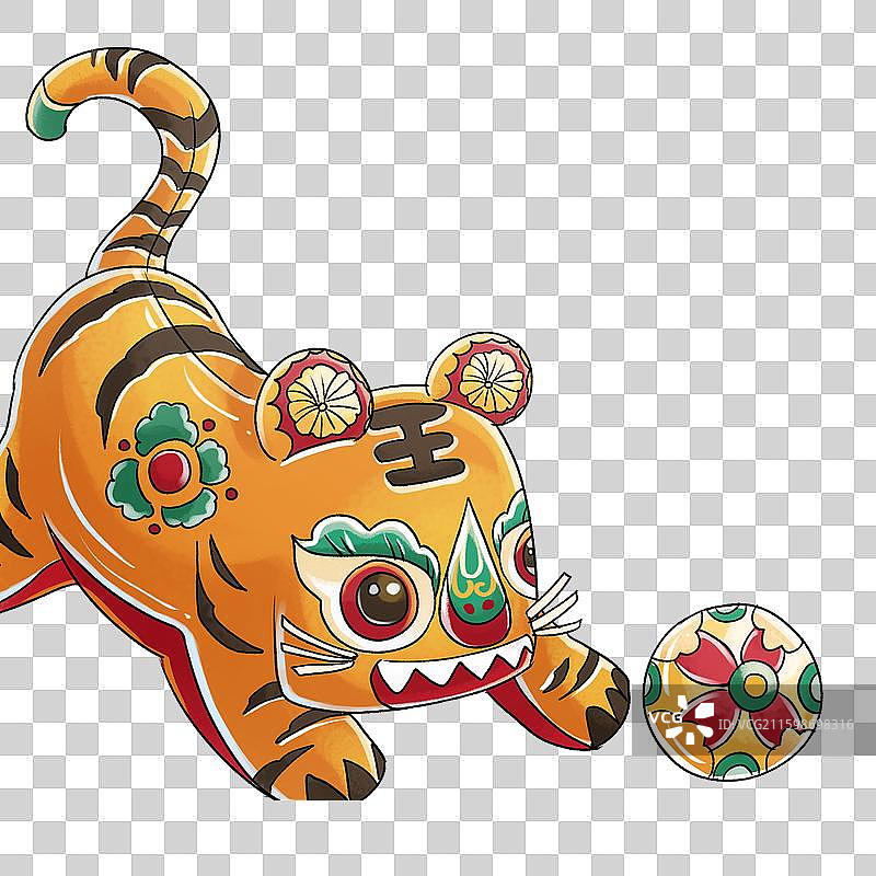 非遗布老虎图片素材