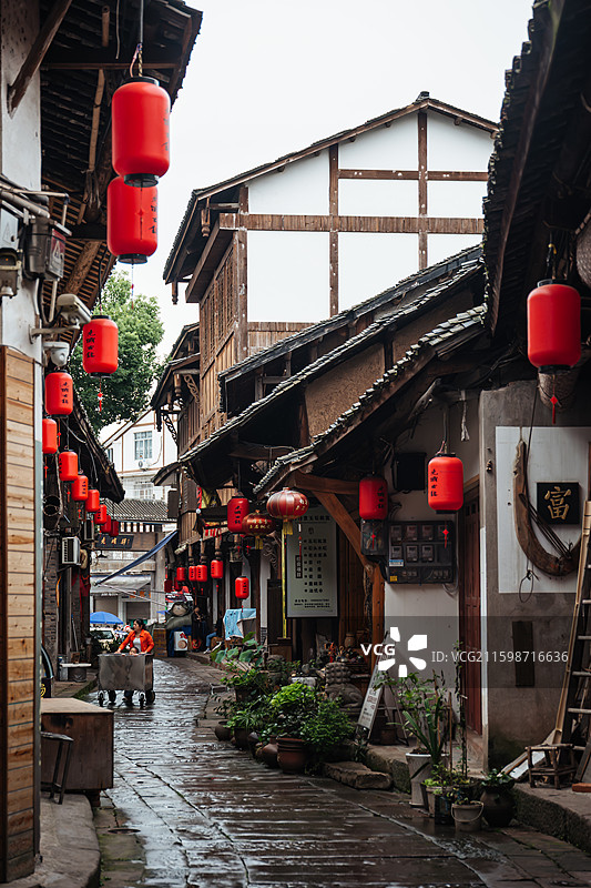 泸州市合江县尧坝古镇图片素材