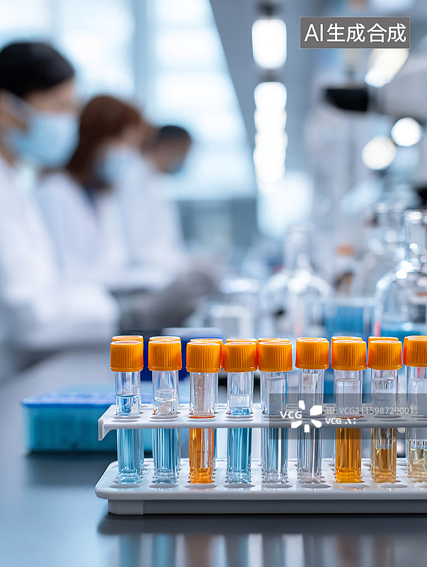 【AI数字艺术】实验室科研人员工作场景图片素材