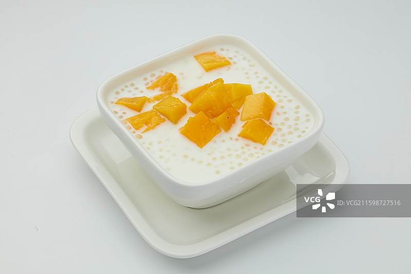 芒果西米露图片素材