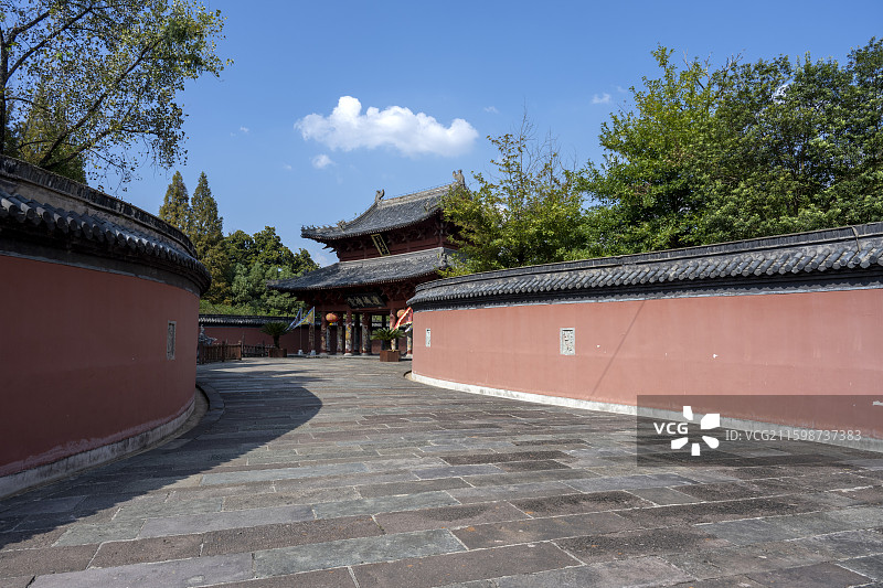 鹰潭上清古镇大上清宫遗址景点道观建筑旅游风光图片素材