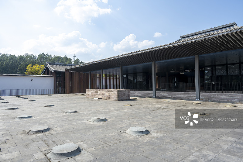 鹰潭上清古镇大上清宫遗址景点道观建筑旅游风光图片素材