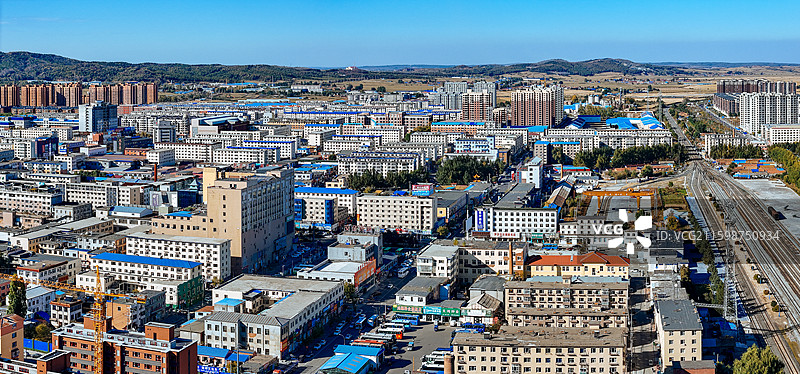 舒兰市 王家街 舒兰大街 森林公园 航拍图片素材