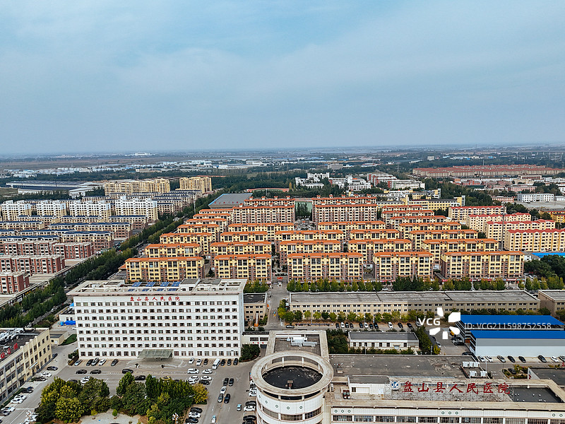 盘山县 太平镇 锦绣花谷 城市 航拍图片素材